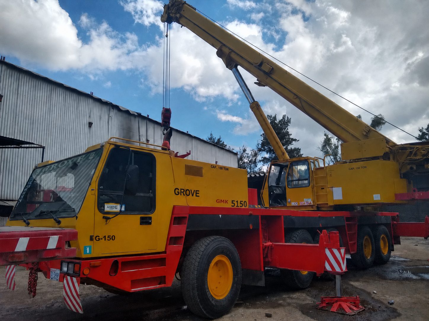 Grúa Todo Terreno Grove GMK5150 de 150 toneladas año 1998