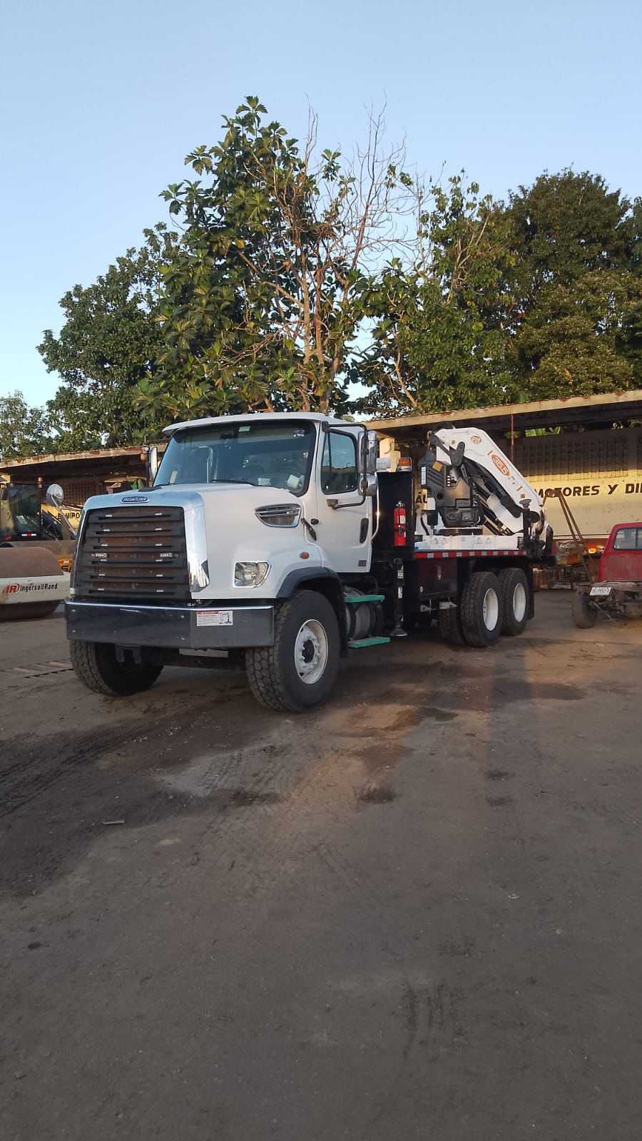 FREIGHTLINER 114SD 2014 CON GRÚA PM 35.5