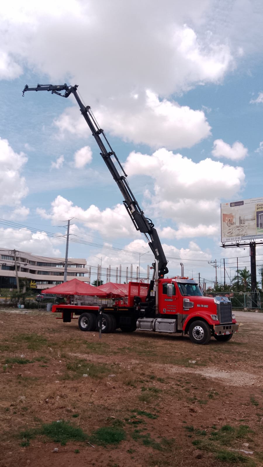 Grúa articulada HIAB de 10 Ton